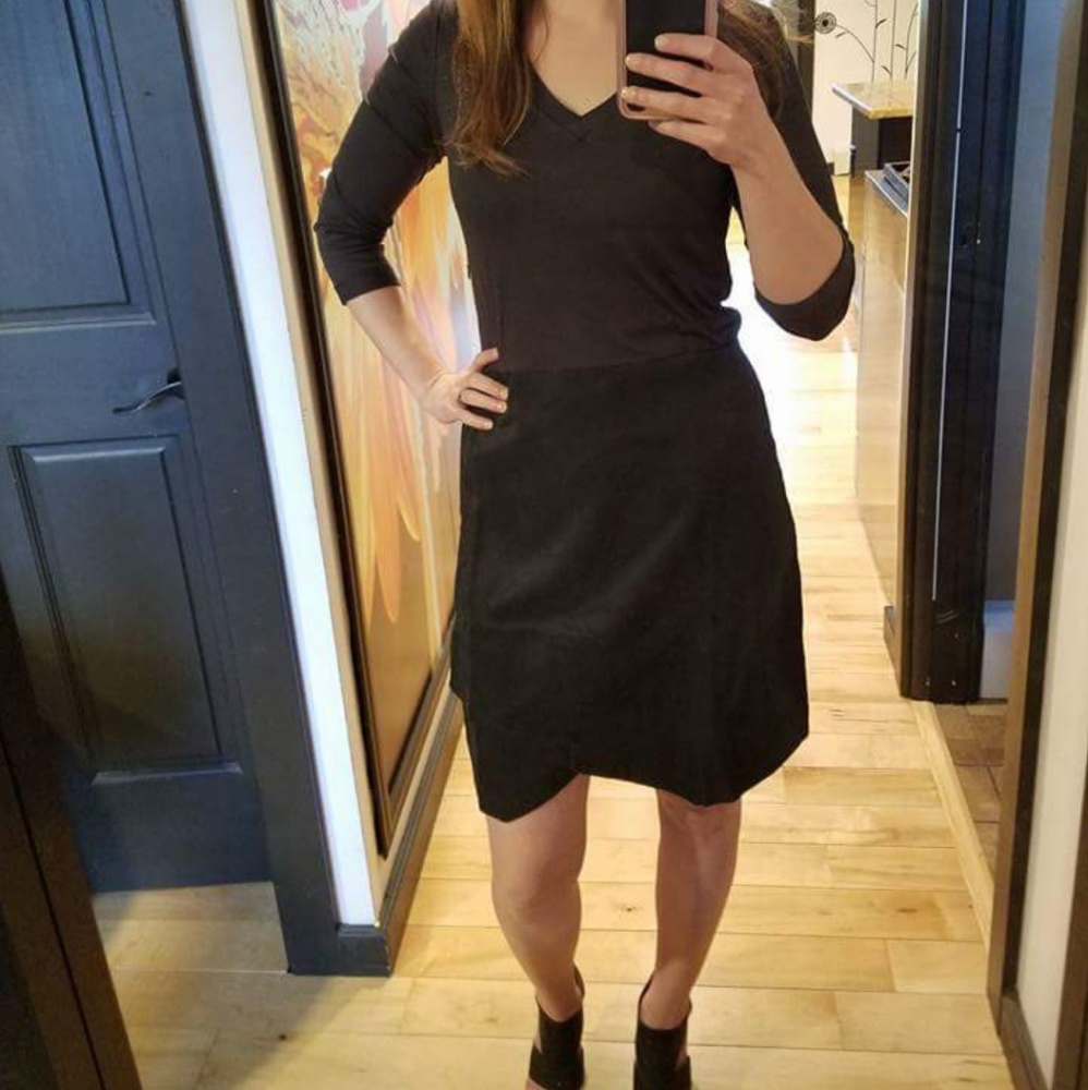 Two tone gray dress